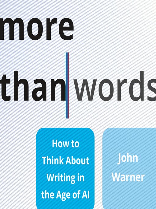 Title details for More Than Words by John Warner - Available